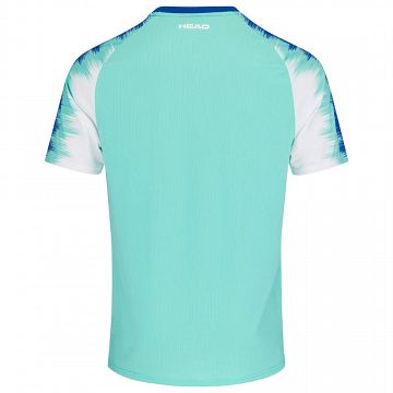 Head Topspin T-Shirt Turquoise / Print Vision